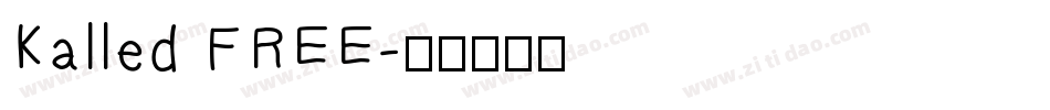 Kalled FREE字体转换